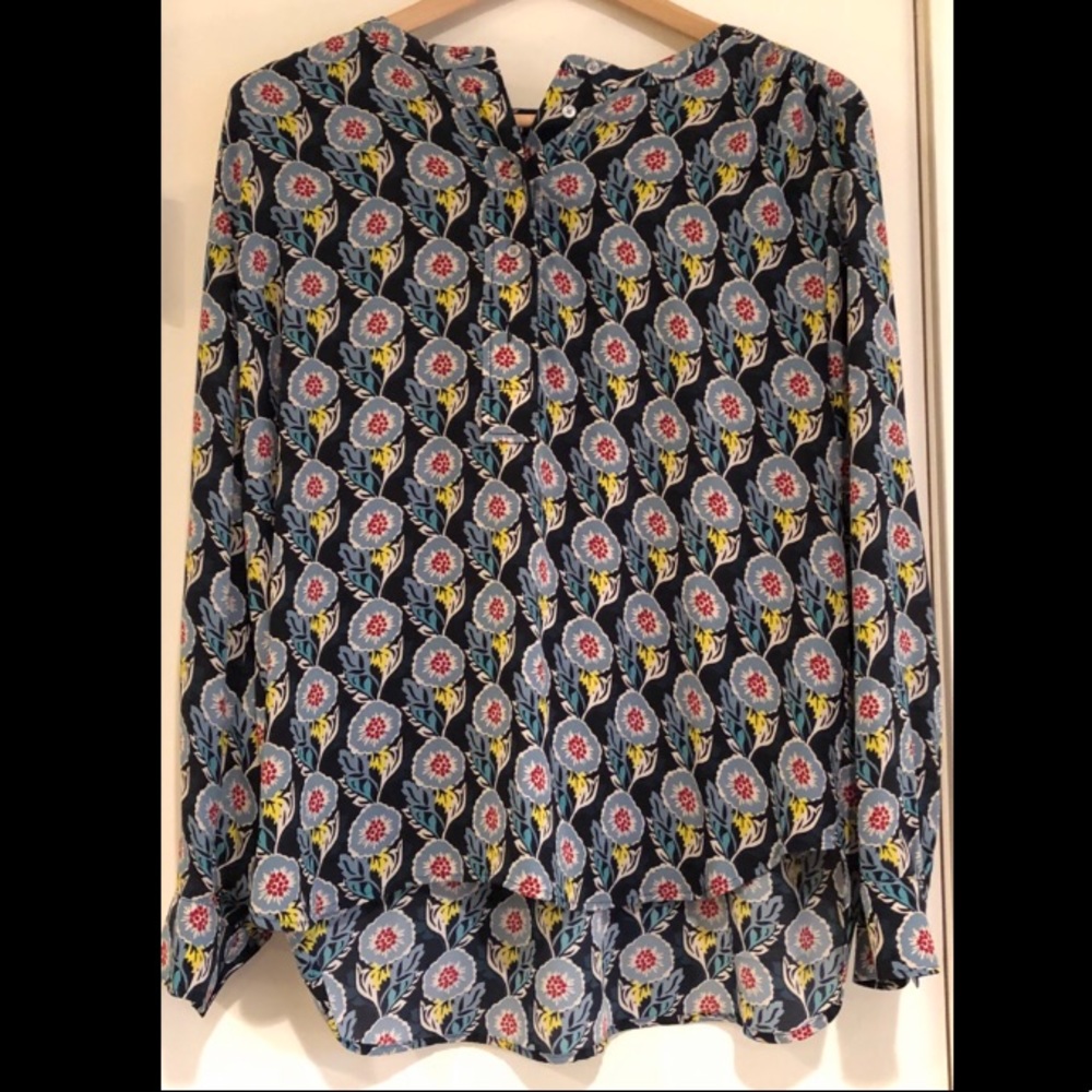 LOFT floral blouse